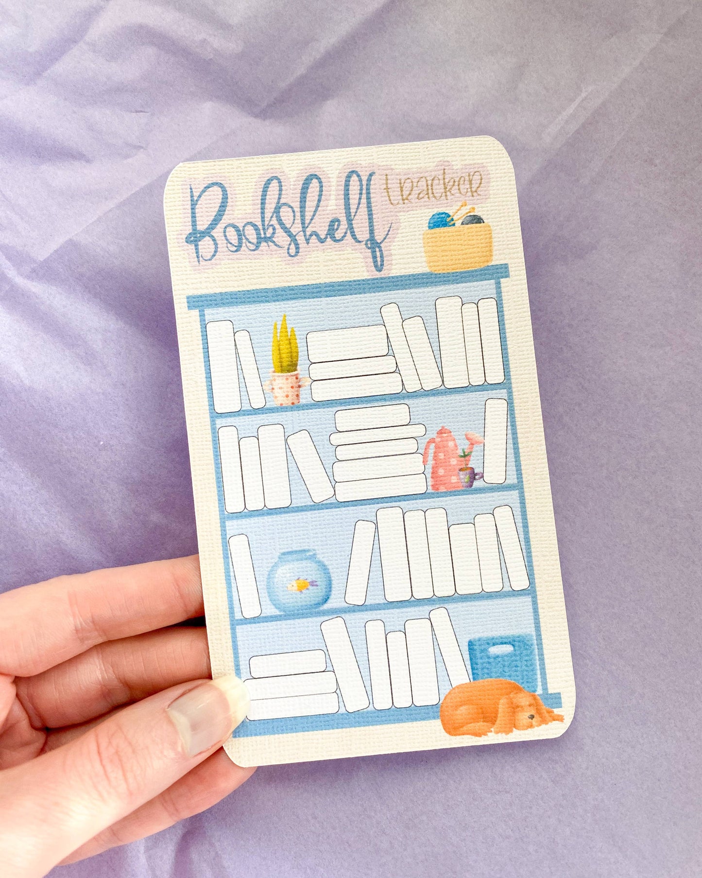 Bookshelf Tracker Bookmark: Christmas