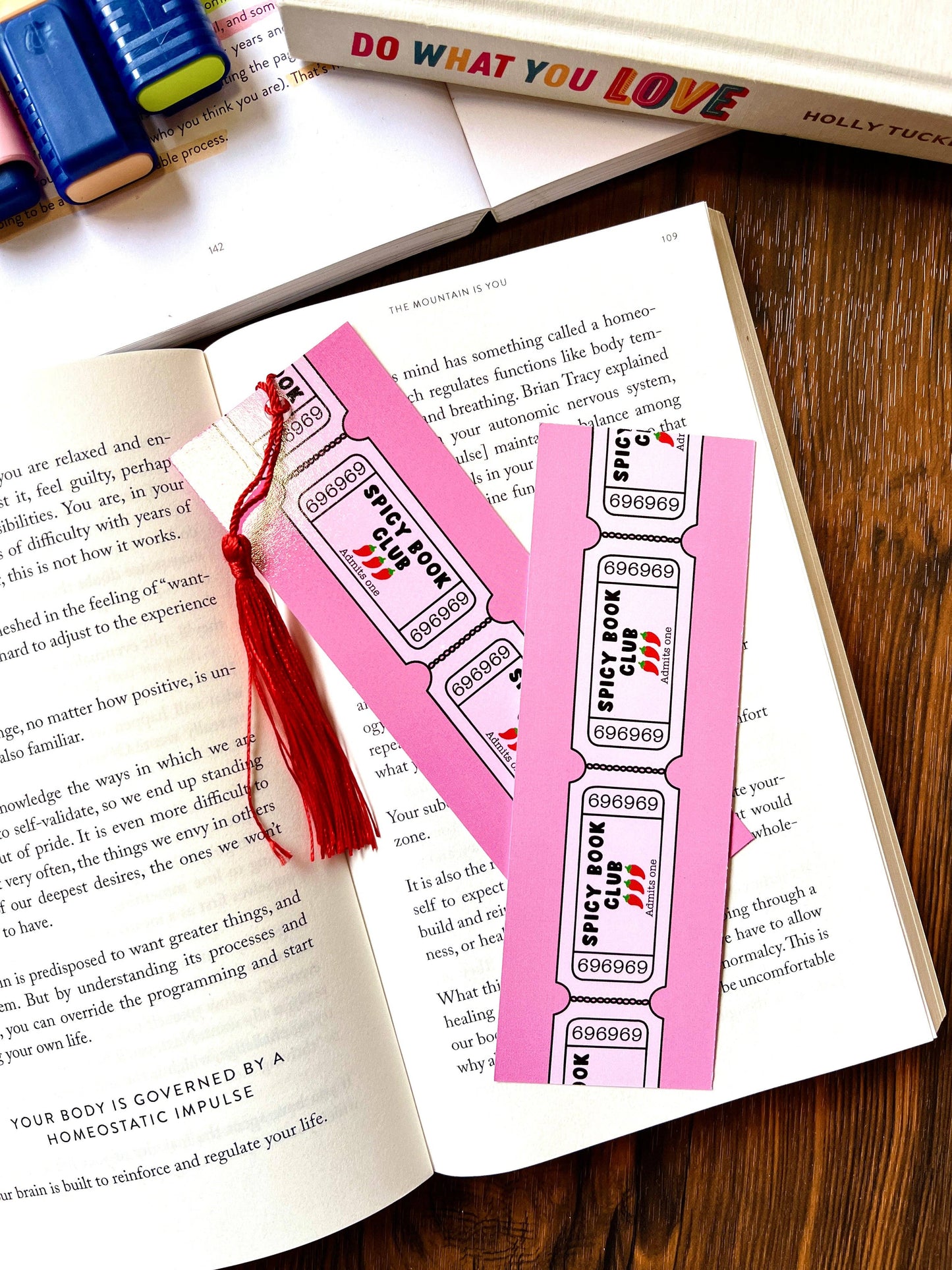 Spicy Bookclub Tassel Bookmark: With Tassel