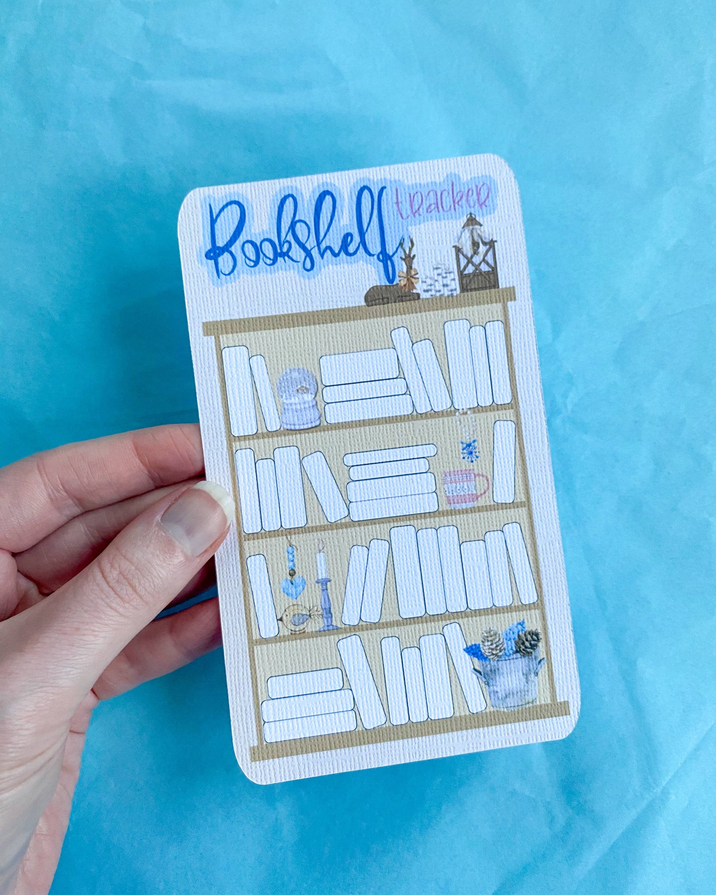 Bookshelf Tracker Bookmark: Christmas